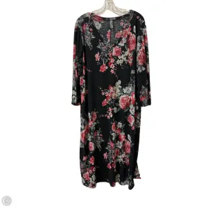 Dress Casual Midi By Honeyme In Floral Print, Size: 2x