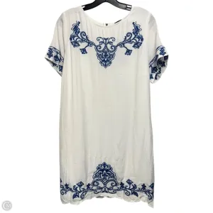 Dress Casual Midi By Lulu In White, Size: 1x