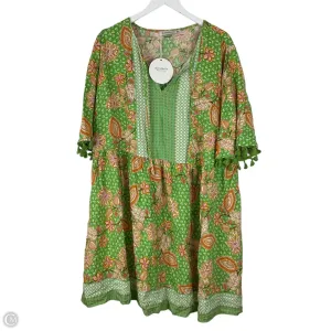 Dress Casual Short By Cme In Green, Size: 3x