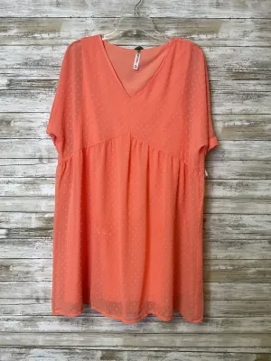 Dress Casual Short By Zenana Outfitters In Orange, Size:Xl