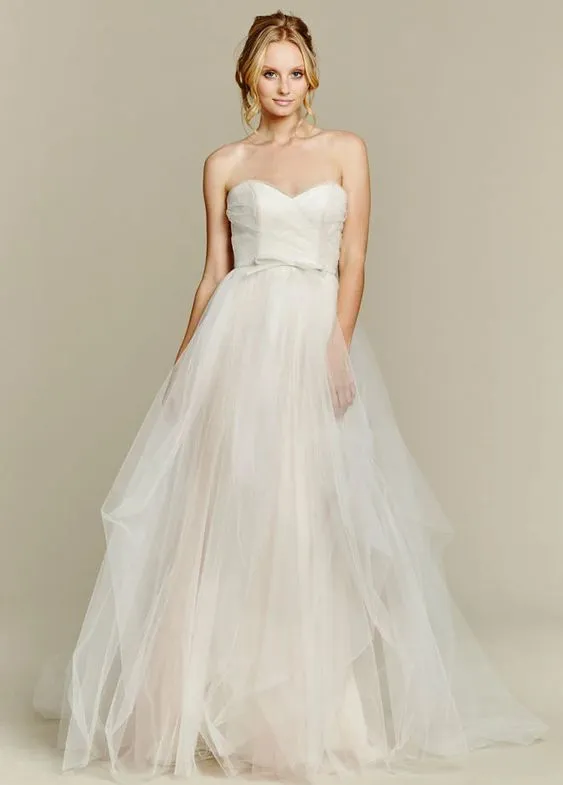 Editors Pick Blush by Hayley Paige Bella Candi Gown  Last Chance!