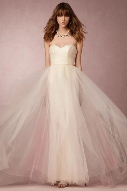 Editors Pick Blush by Hayley Paige Bella Candi Gown  Last Chance!