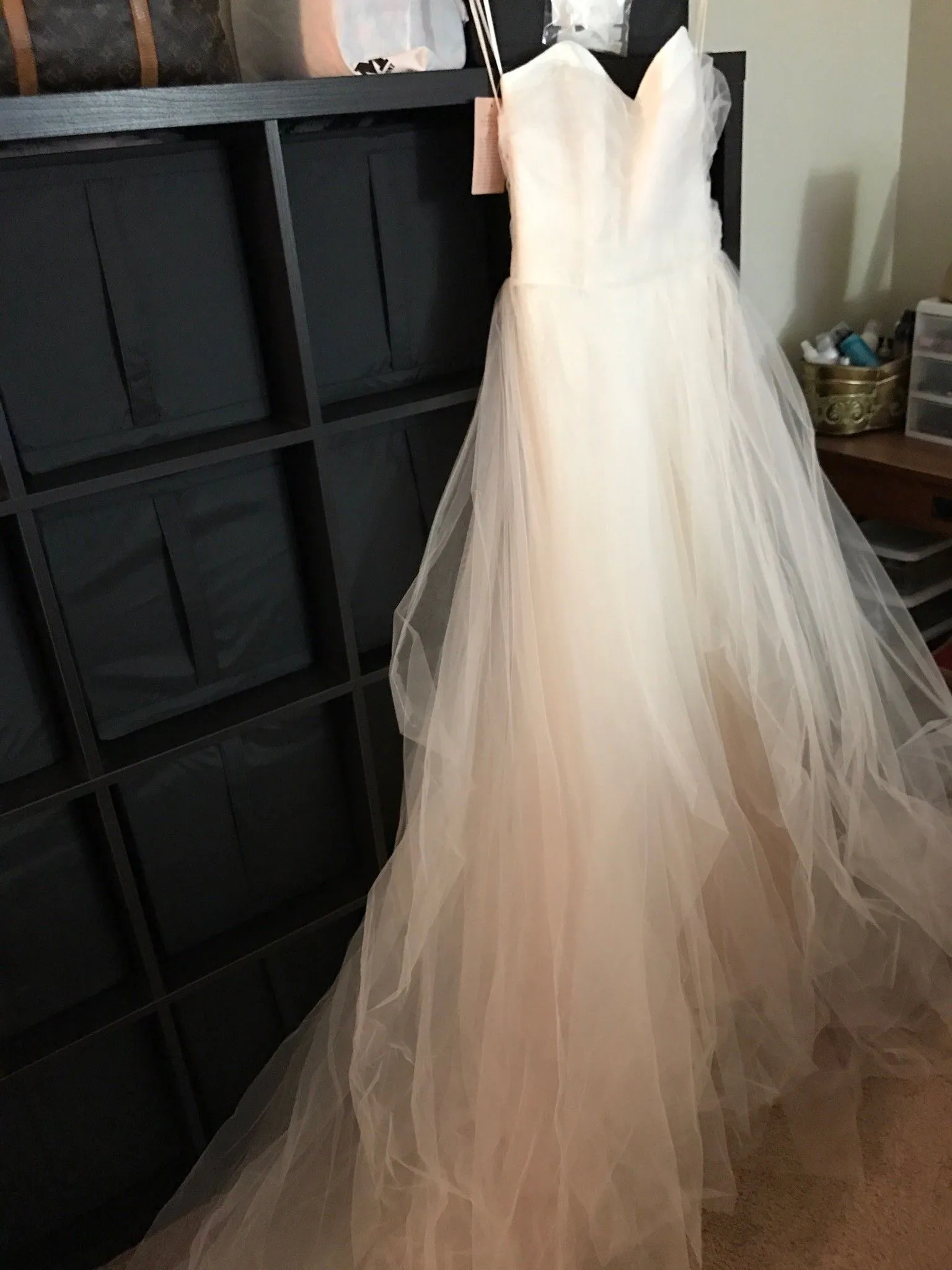Editors Pick Blush by Hayley Paige Bella Candi Gown  Last Chance!