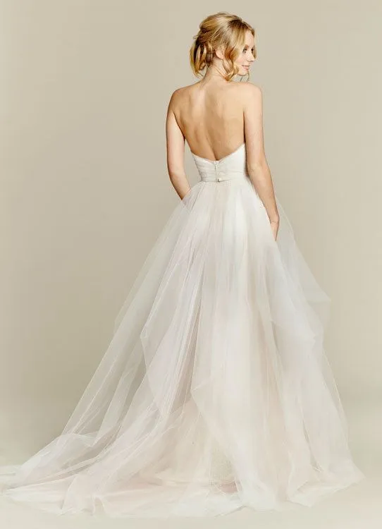Editors Pick Blush by Hayley Paige Bella Candi Gown  Last Chance!
