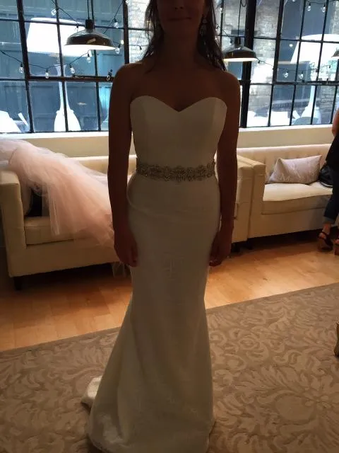 Editors Pick Blush by Hayley Paige Bella Candi Gown  Last Chance!