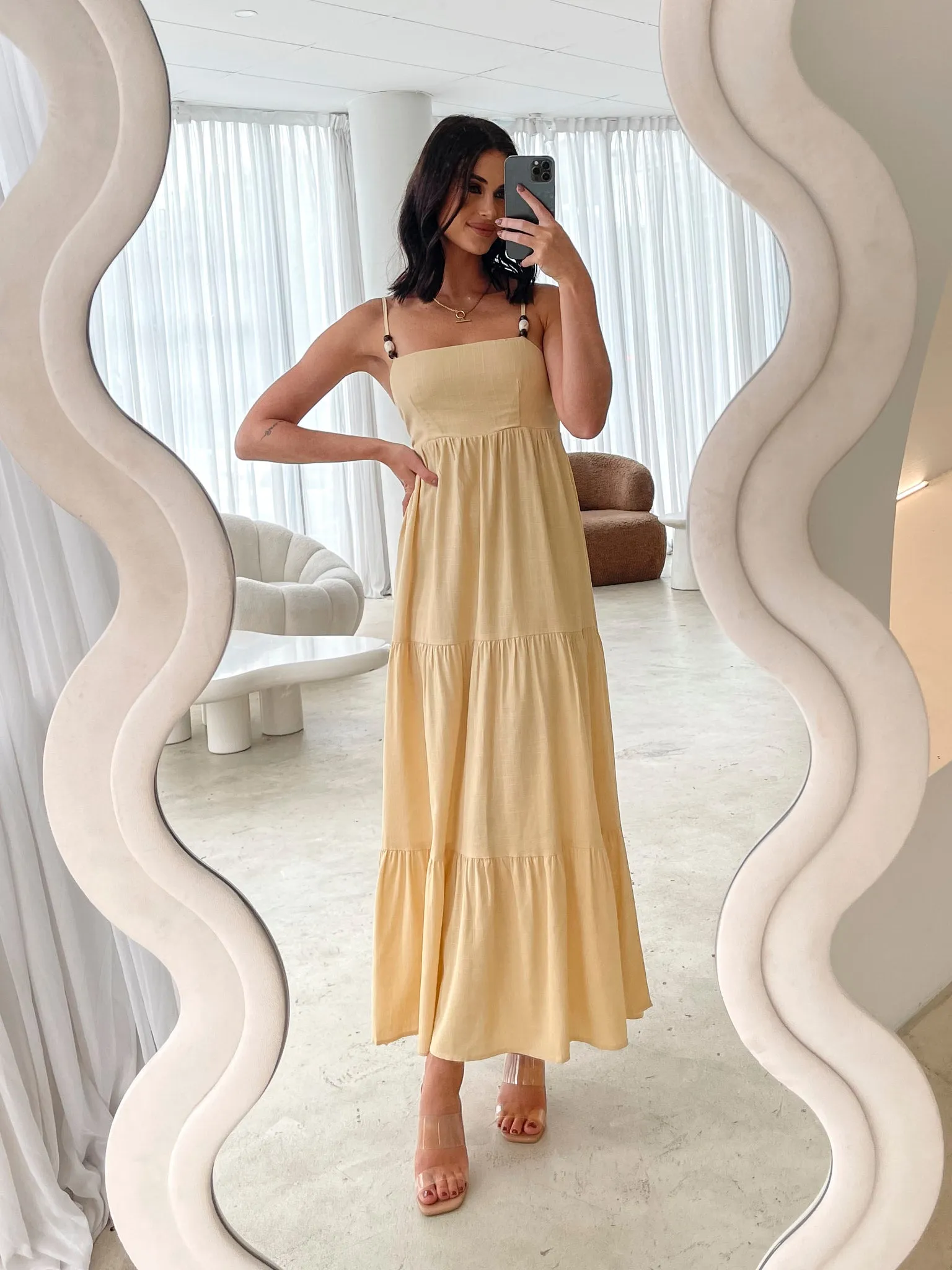 Elarise Dress - Yellow