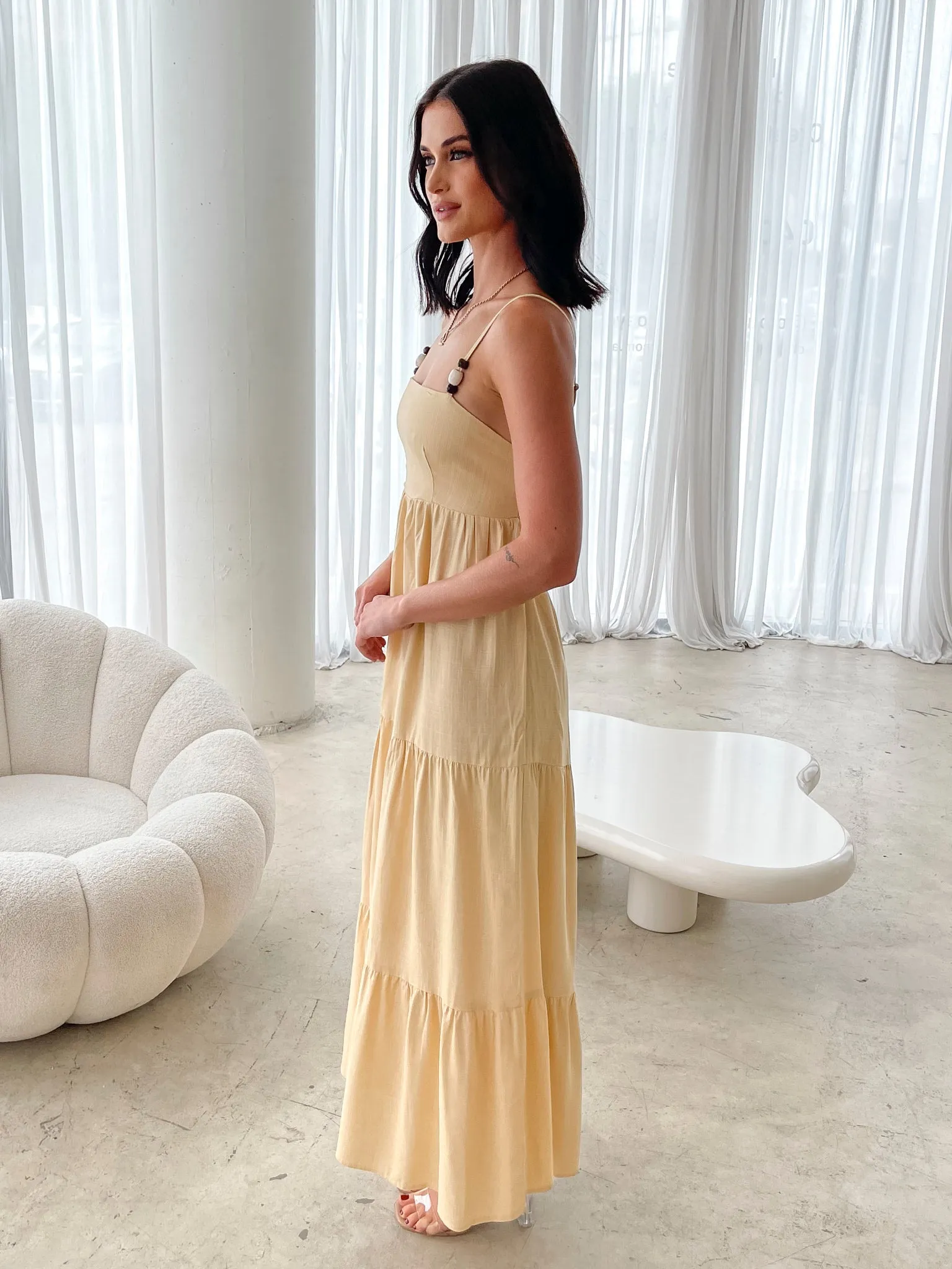 Elarise Dress - Yellow