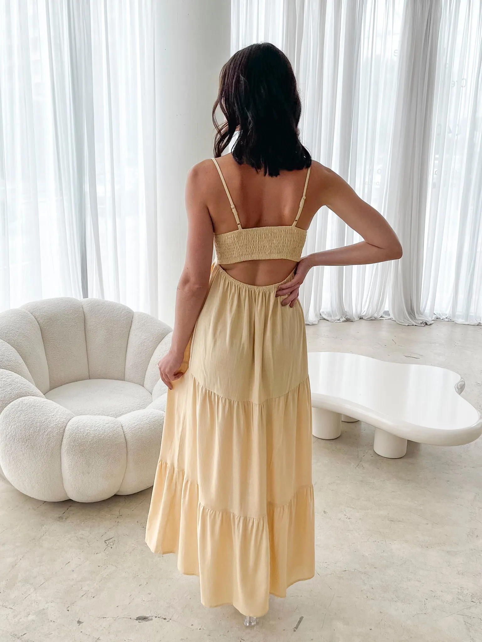 Elarise Dress - Yellow