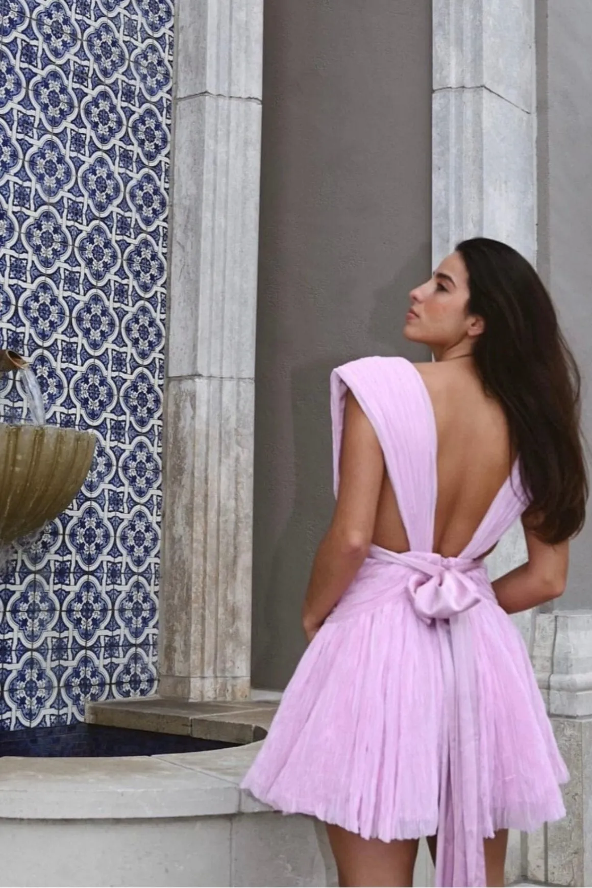 Escapist Mini Dress - Flash Pink