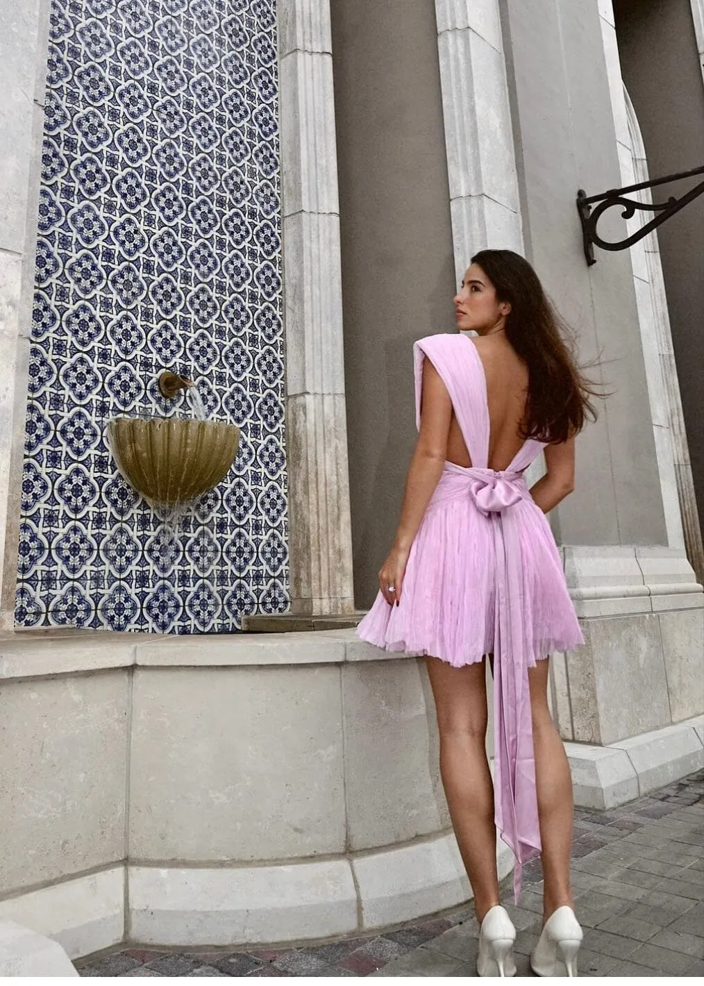 Escapist Mini Dress - Flash Pink