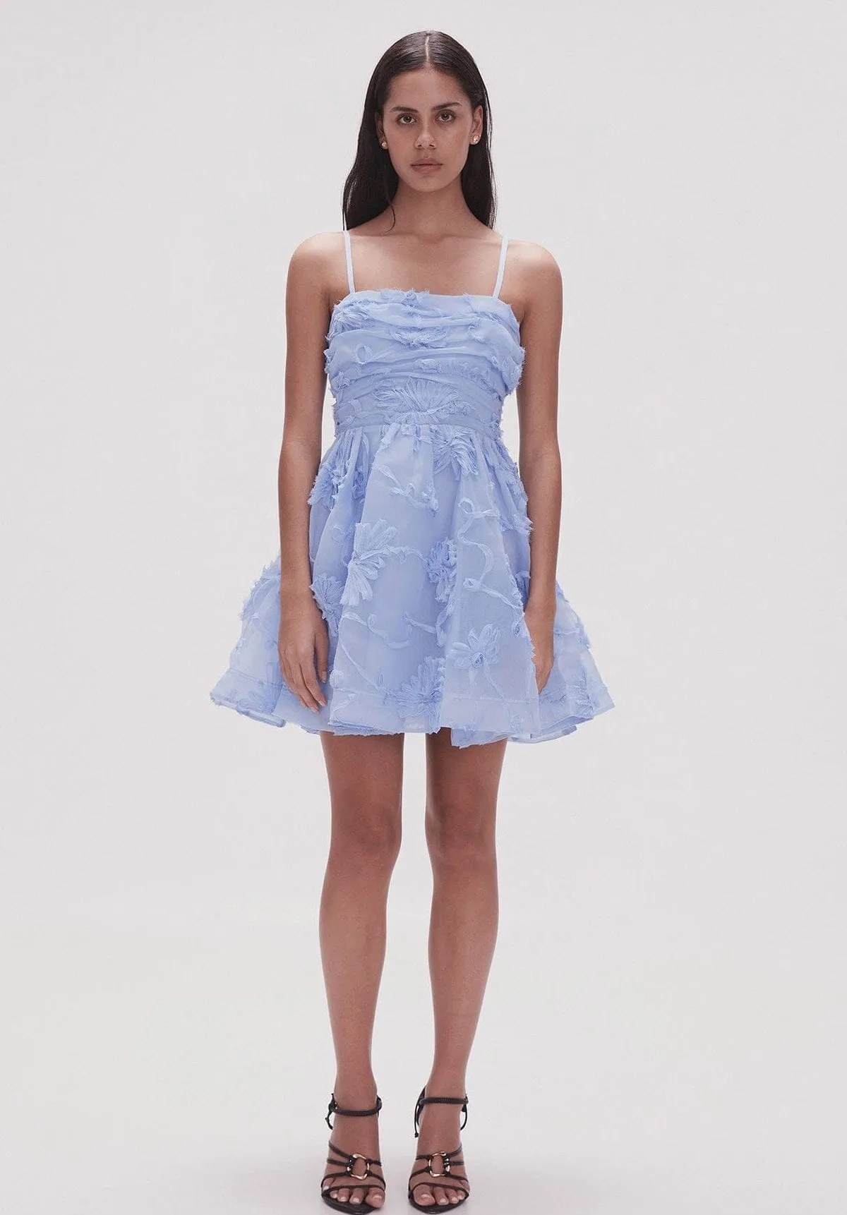 Evangeline Mini Dress Light Blue