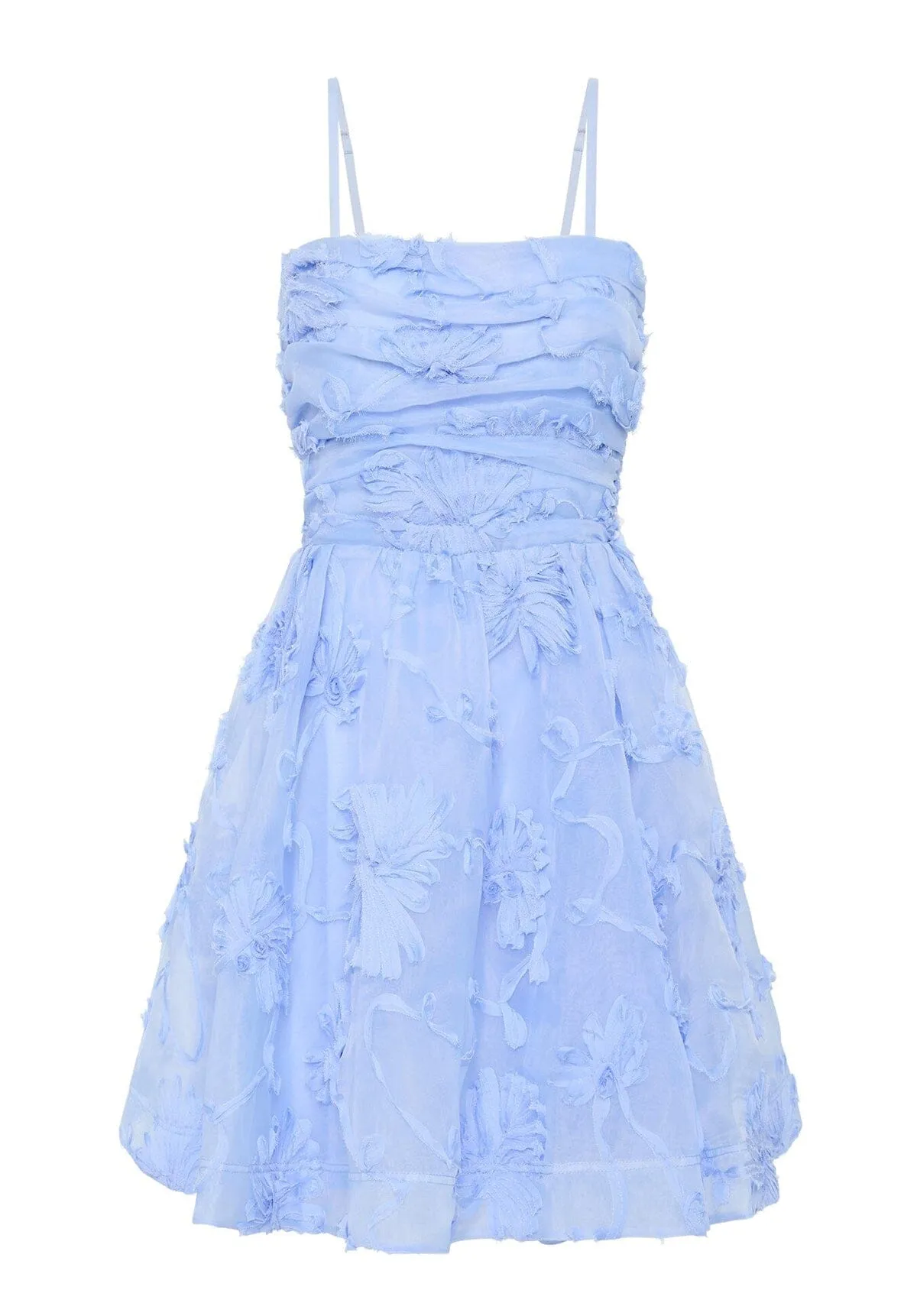 Evangeline Mini Dress Light Blue