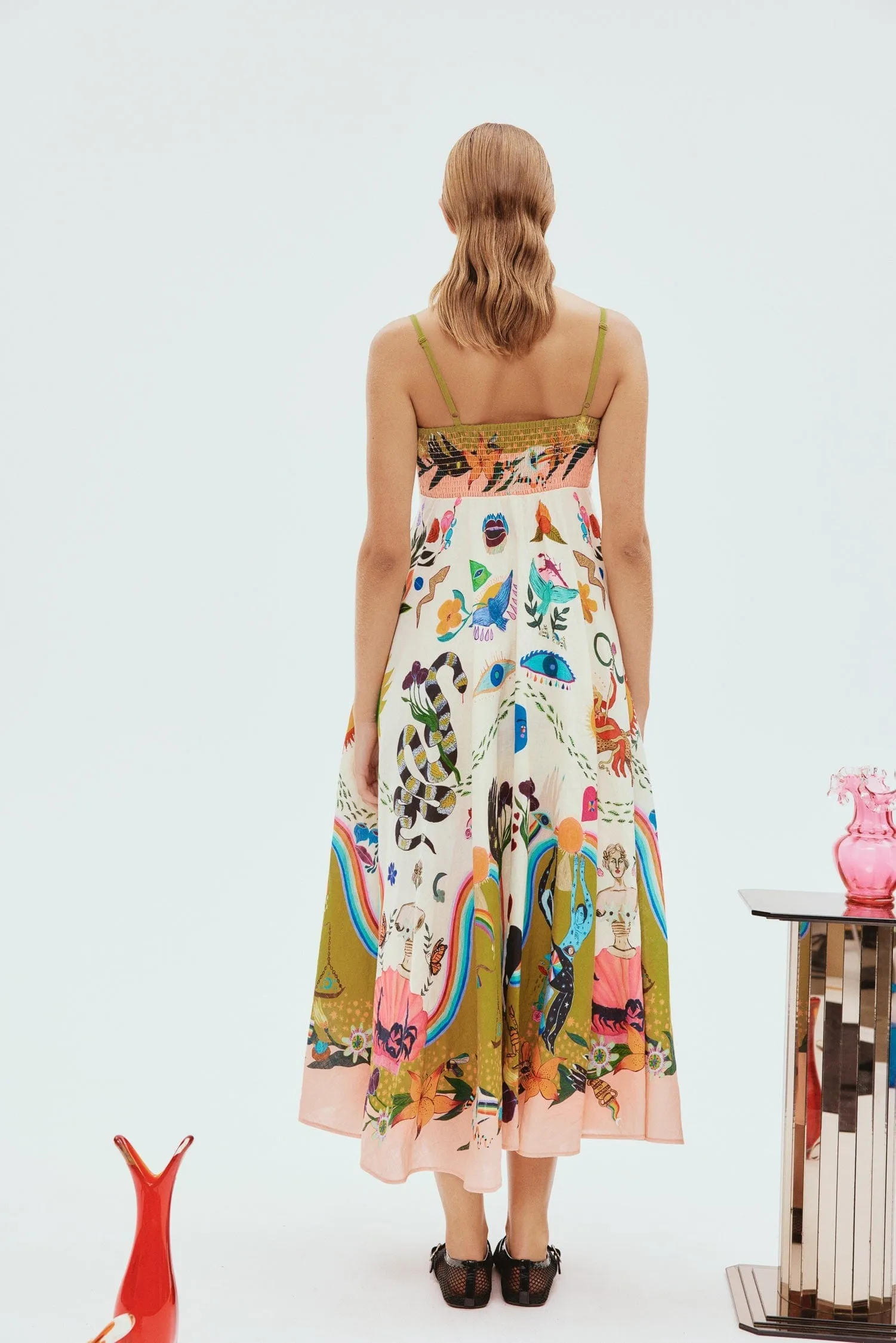 Evergreen Sun Dress - Alemais
