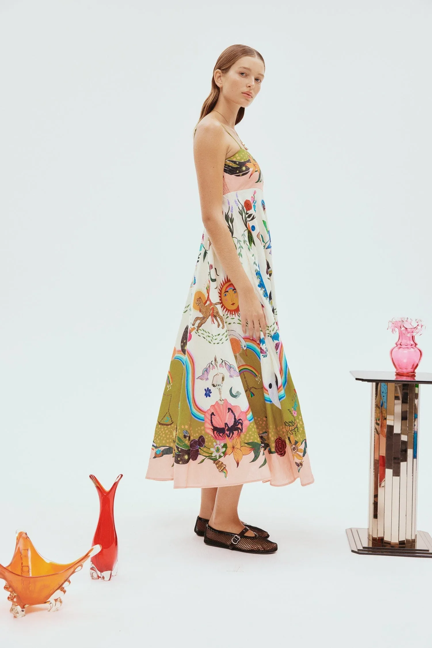 Evergreen Sun Dress - Alemais