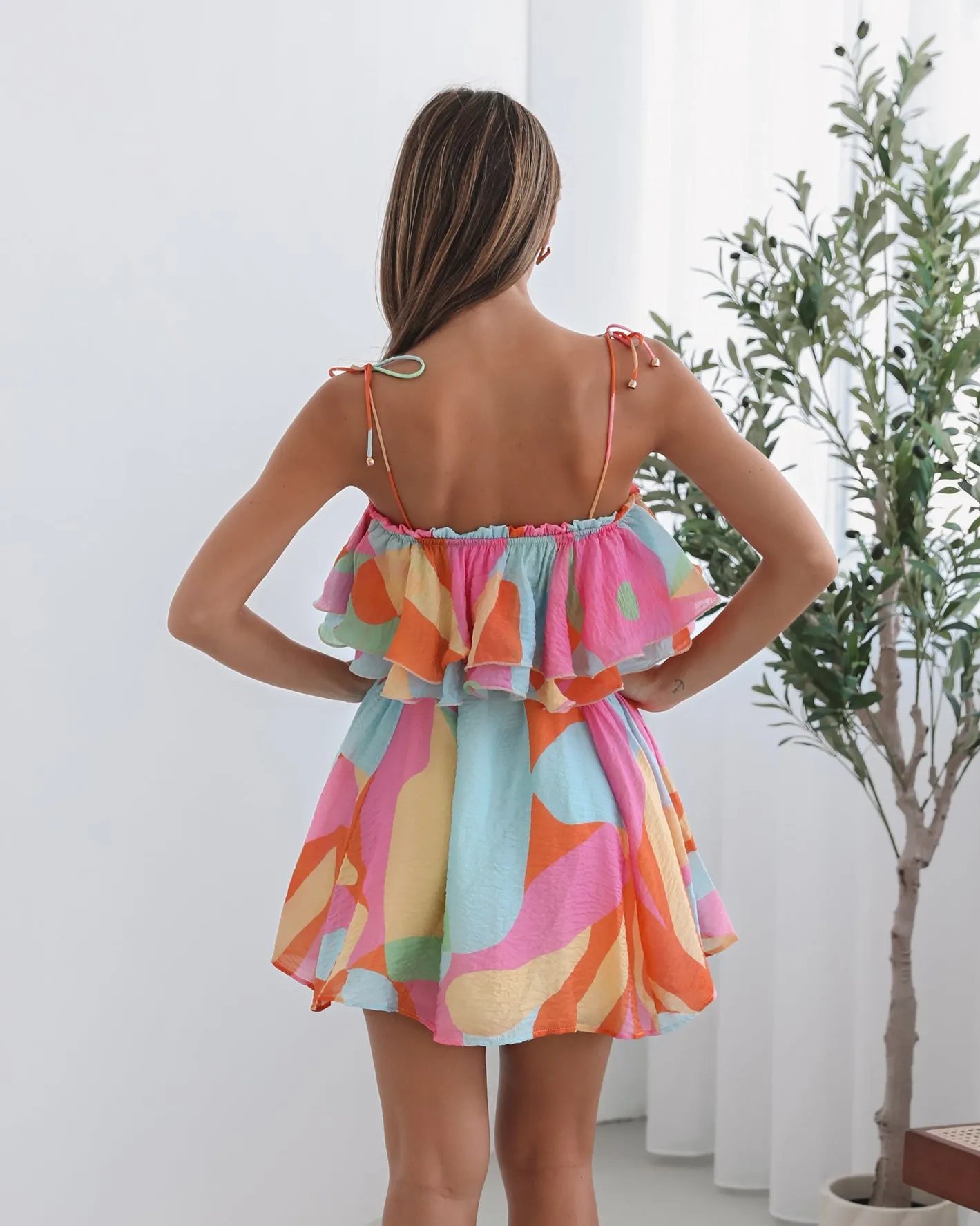 Evielle Dress - Multi Print