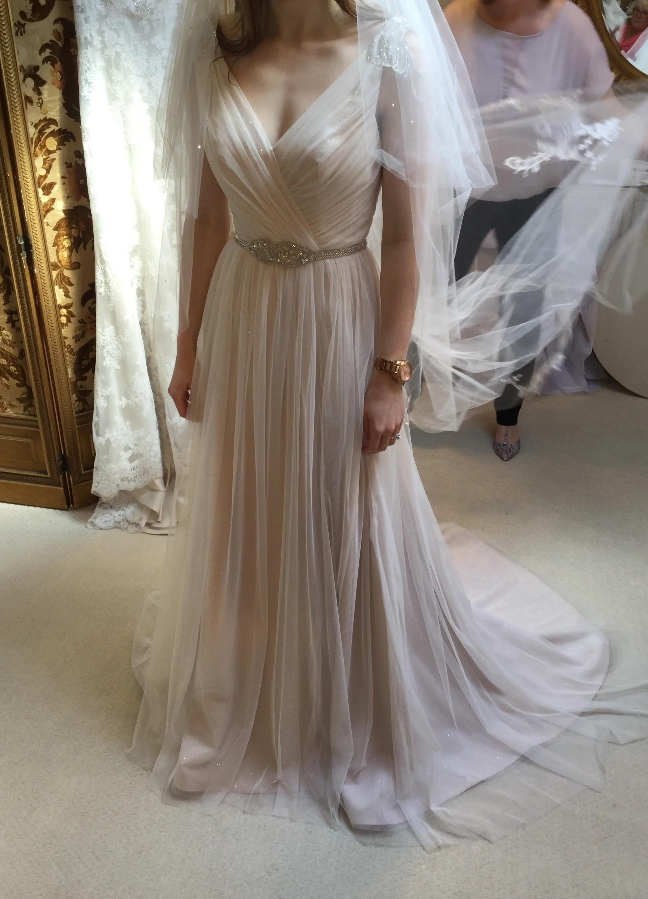 Exclusive Hayley Paige BLUSH - Giada 1501 Sample Gown  Last Chance!