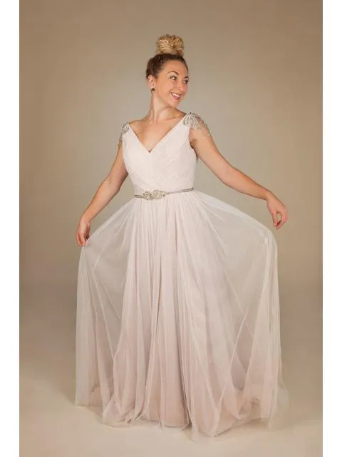 Exclusive Hayley Paige BLUSH - Giada 1501 Sample Gown  Last Chance!