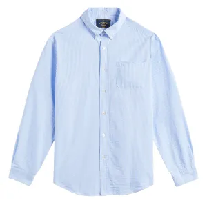Exclusive Portuguese Flannel Atlantico Stripe L/S Shirt Blue  Limited Release!