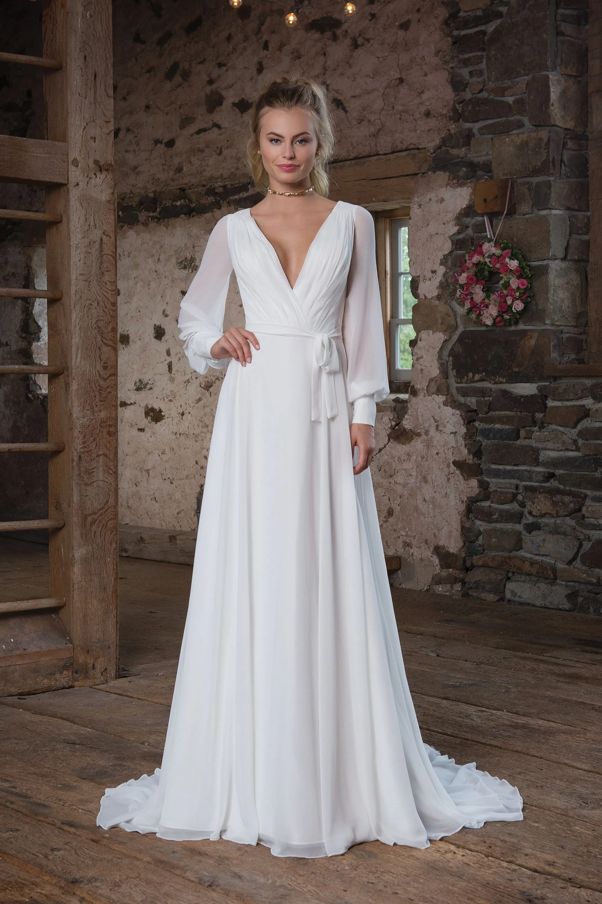 Final Few Justin Alexander Sweetheart - 1108 Sample Gown  Limited Stock!