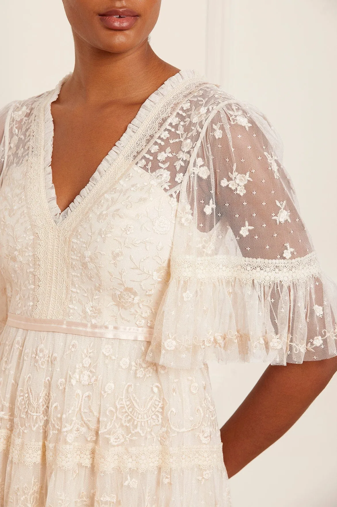 Final Few Lottie Lace Gown NEEDLE THREAD  Today Only!