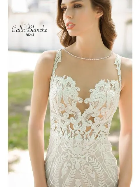 Flash Sale Calla Blanche - Victoria 16243 Sample Gown  Stylish & Comfortable