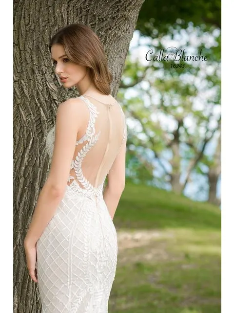 Flash Sale Calla Blanche - Victoria 16243 Sample Gown  Stylish & Comfortable