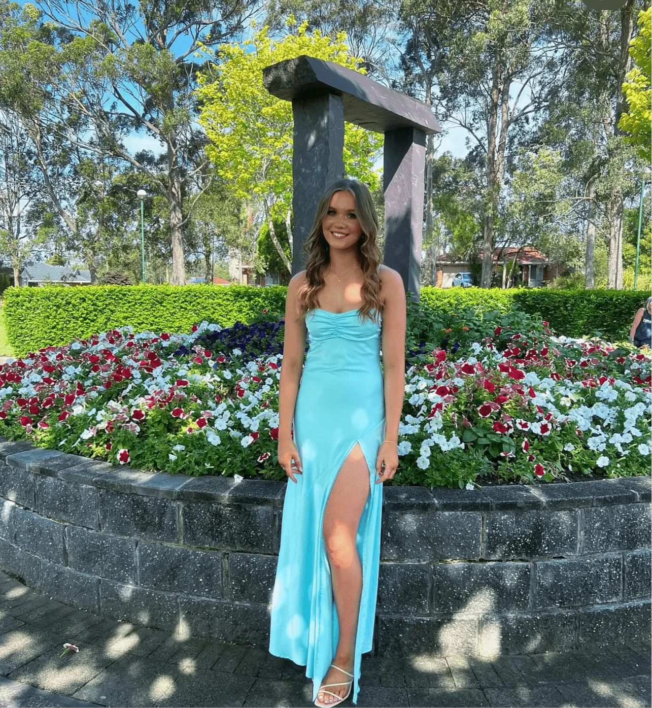 Gaia Gown - Aqua