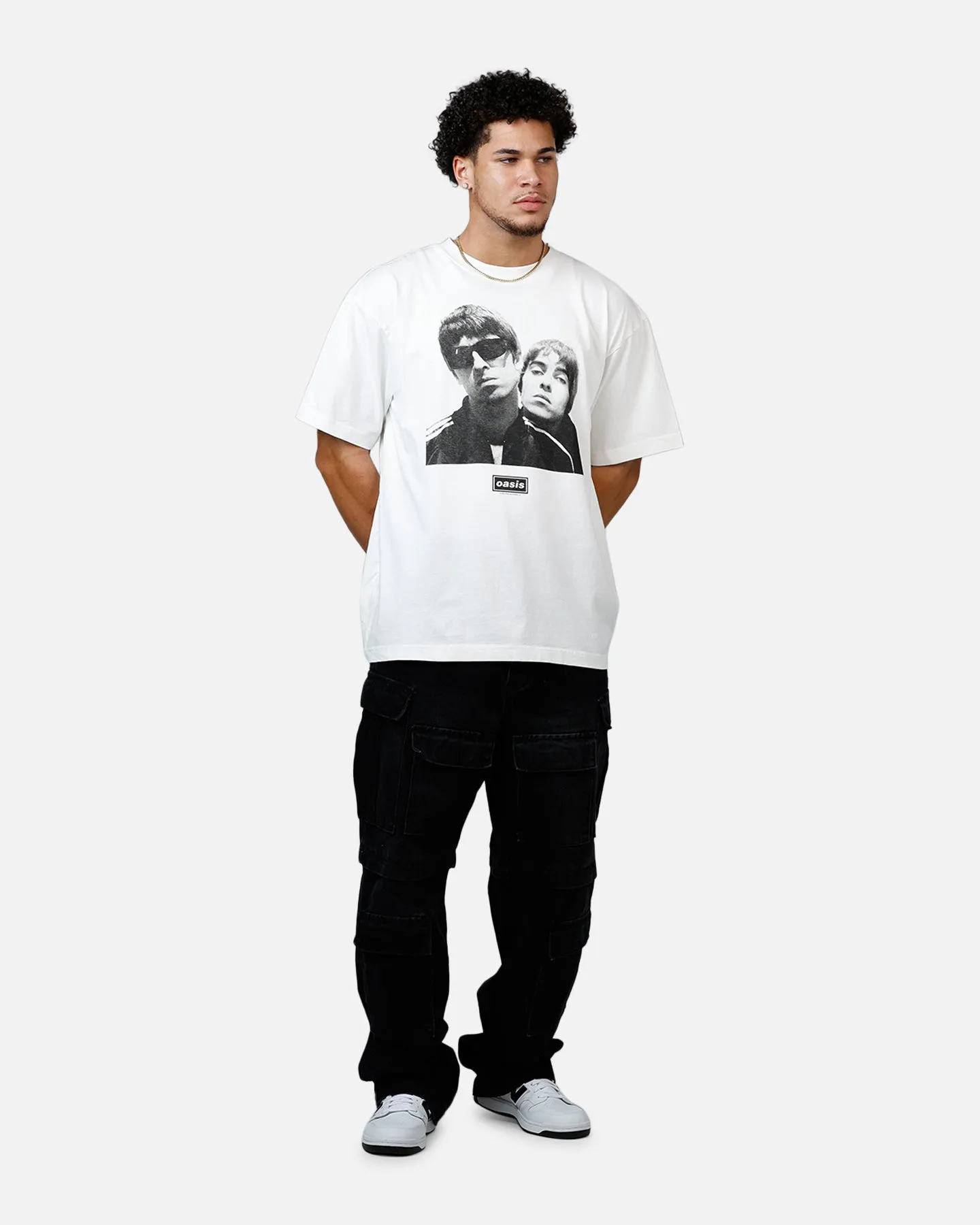 Global Merchandising Oasis Photo T-Shirt White