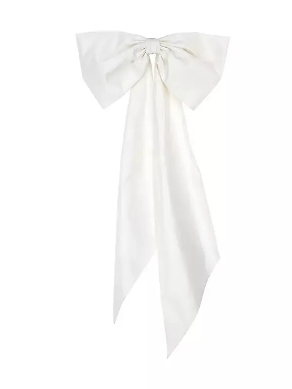 hermosa silk strapless bow gown in black Gloria Lanvin