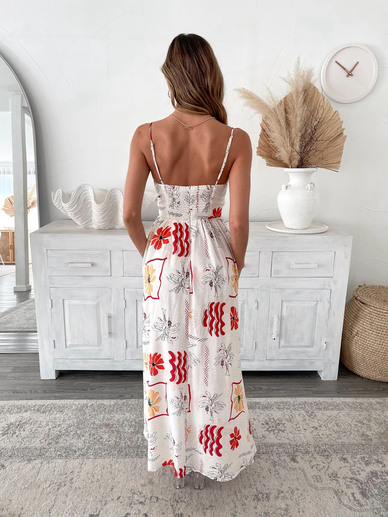 Hollyn Dress - White Print