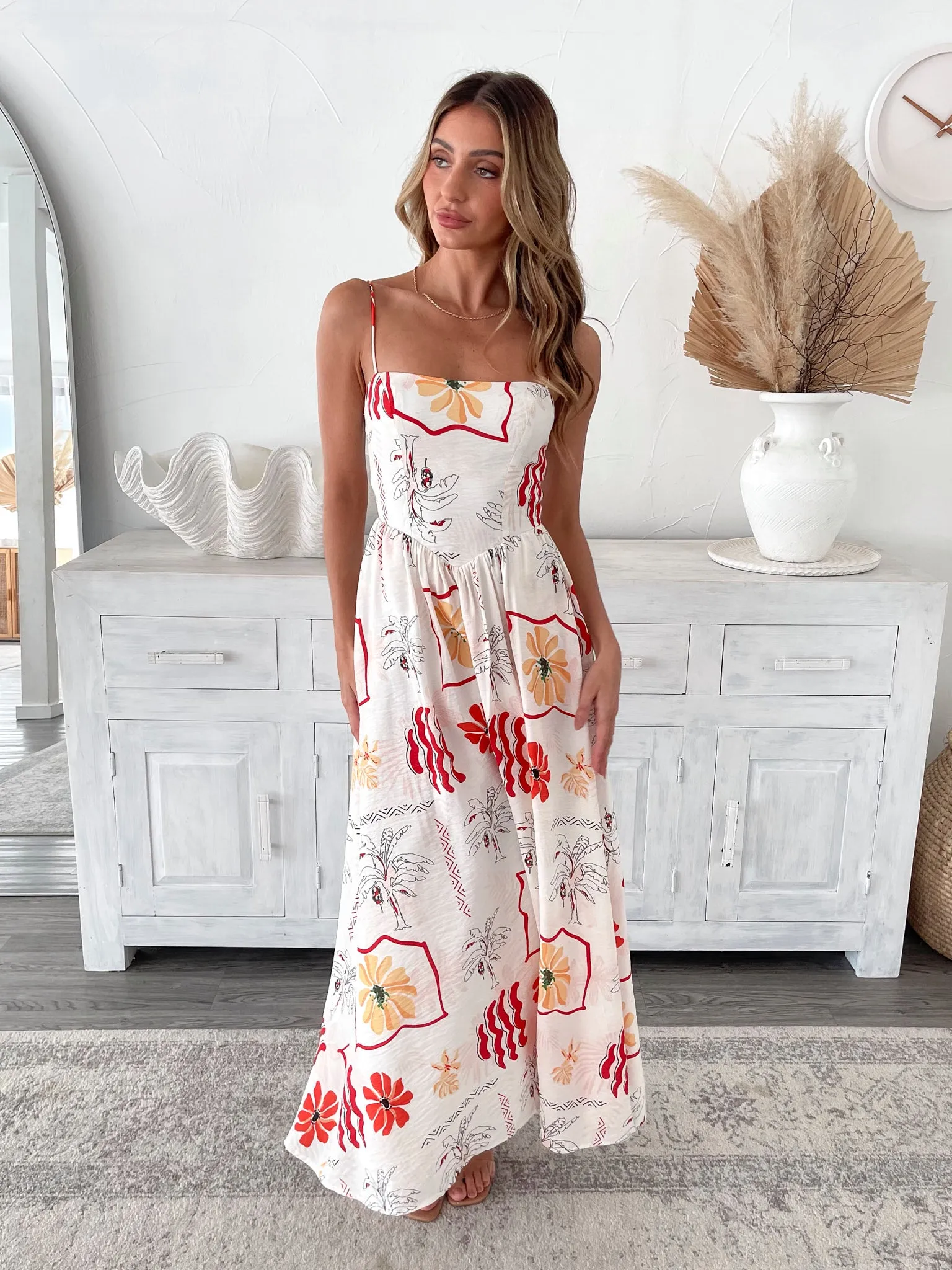Hollyn Dress - White Print