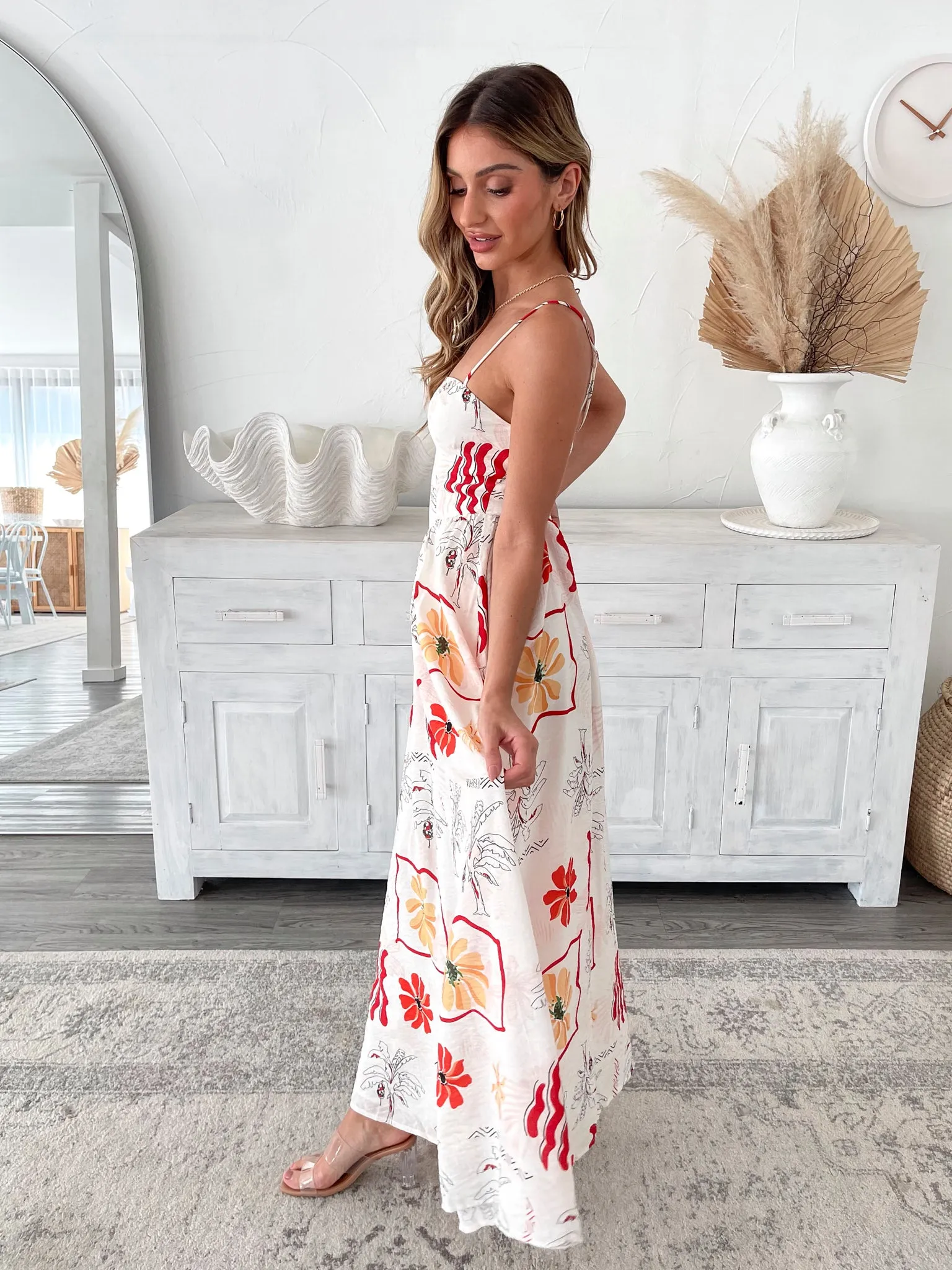 Hollyn Dress - White Print