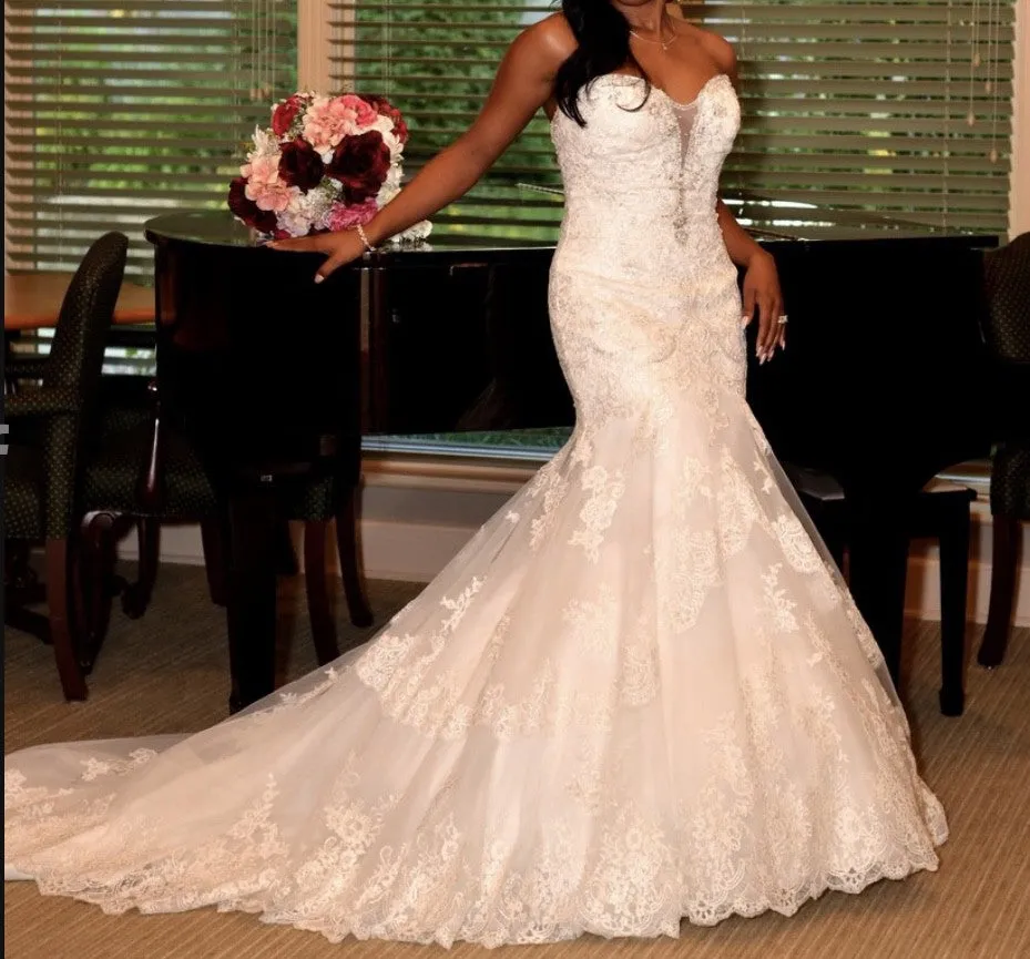 Hot Deal Allure Bridals - 9376 Sample Gown  Going Fast!