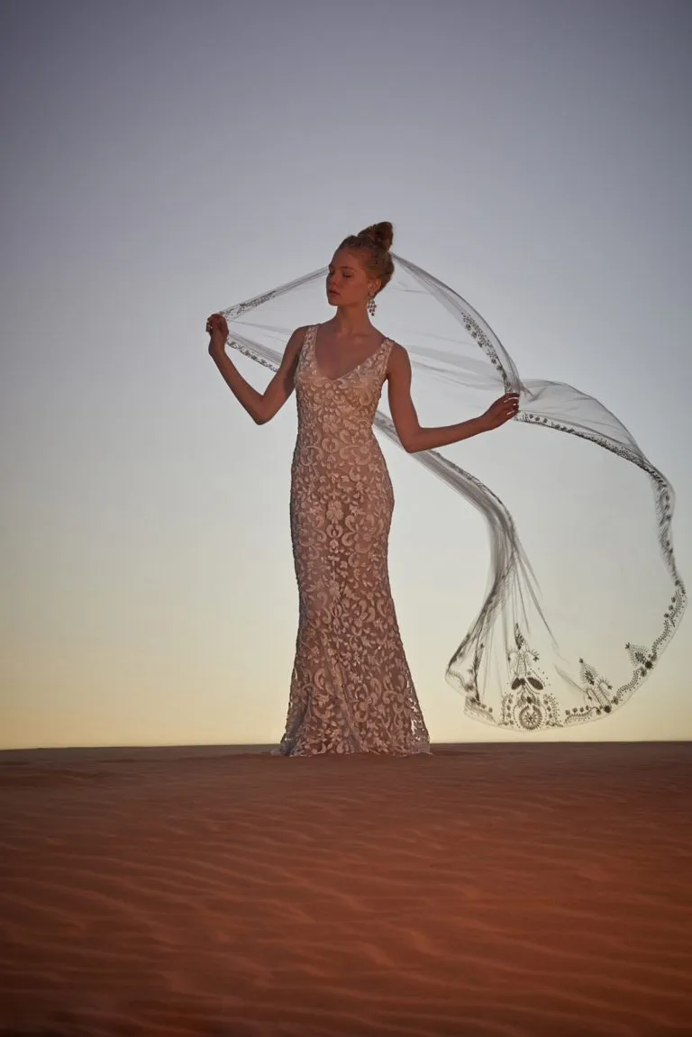 Hot Deal BHLDN Lotus Threads Meghan Gown  Limited Release!