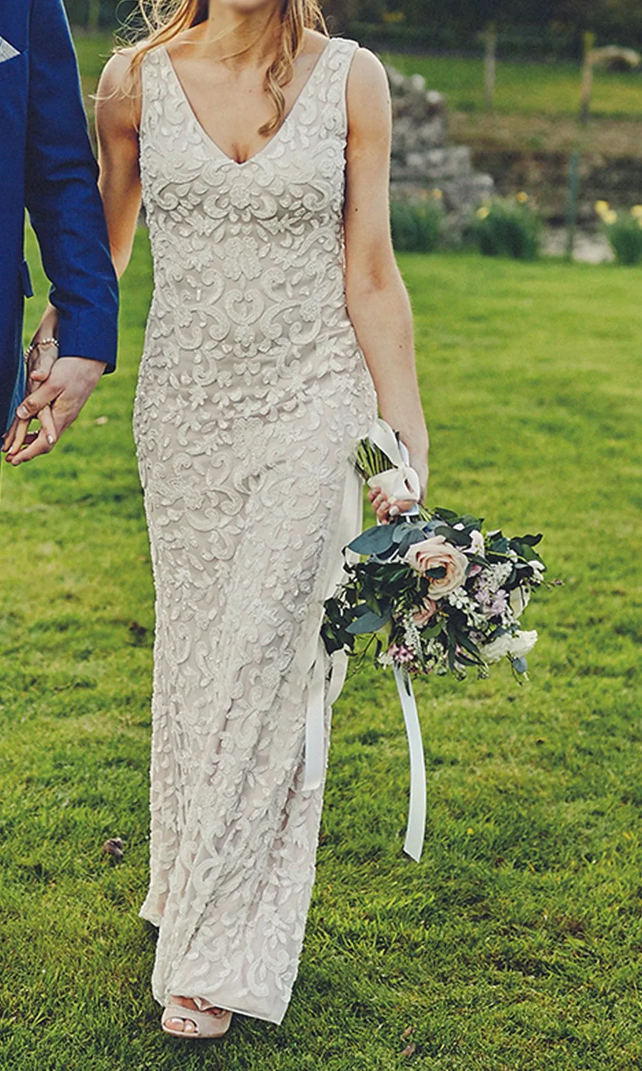 Hot Deal BHLDN Lotus Threads Meghan Gown  Limited Release!