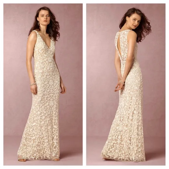 Hot Deal BHLDN Lotus Threads Meghan Gown  Limited Release!