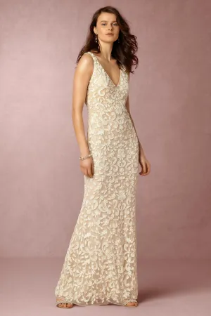 Hot Deal BHLDN Lotus Threads Meghan Gown  Limited Release!