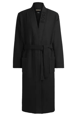 Hugo Boss Waffle Kimono Black