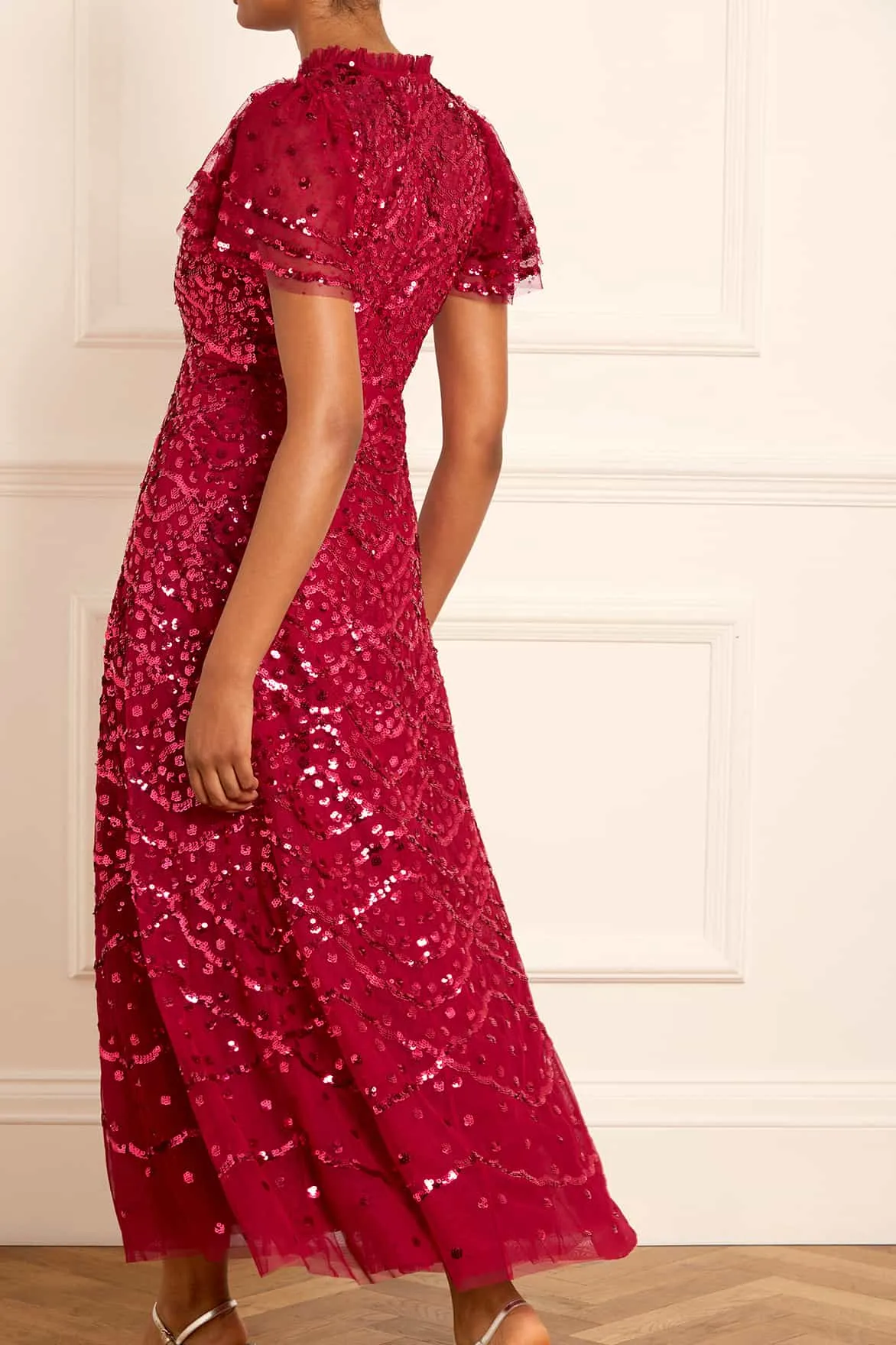 Insta-Worthy Deco Dot Ankle Gown NEEDLE THREAD  Last Chance!