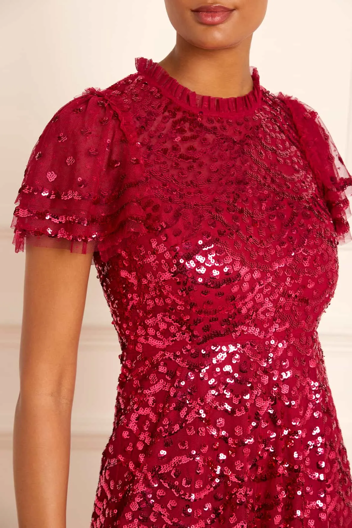 Insta-Worthy Deco Dot Ankle Gown NEEDLE THREAD  Last Chance!