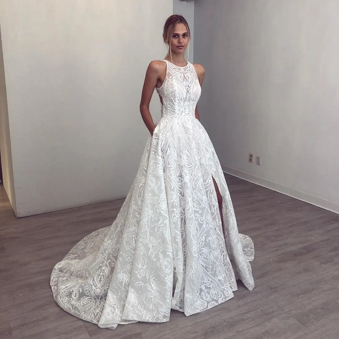 Insta-Worthy Hayley Paige - Suki Sample Gown  Stylish & Comfortable