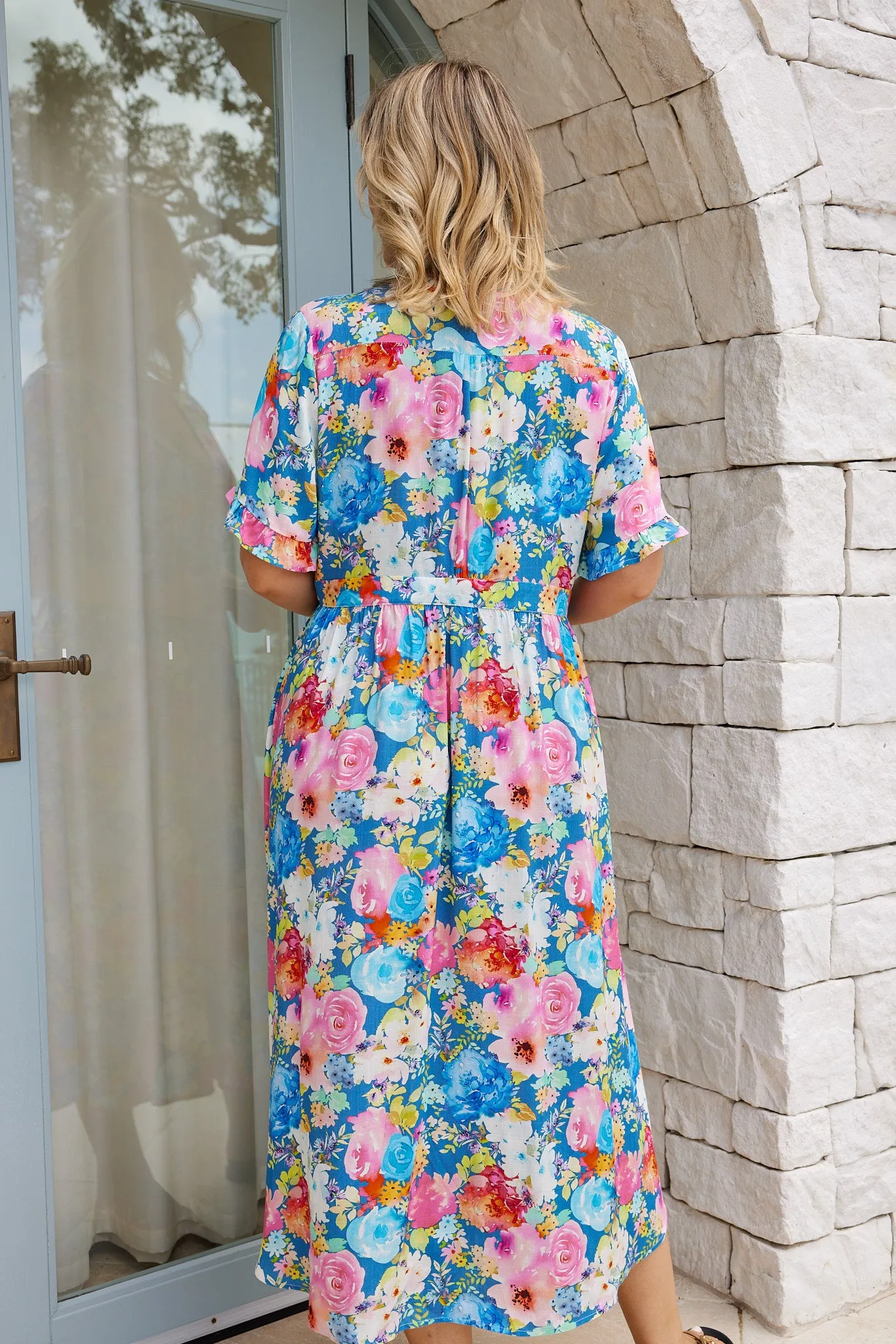 Karabelle Dress - Multi Floral