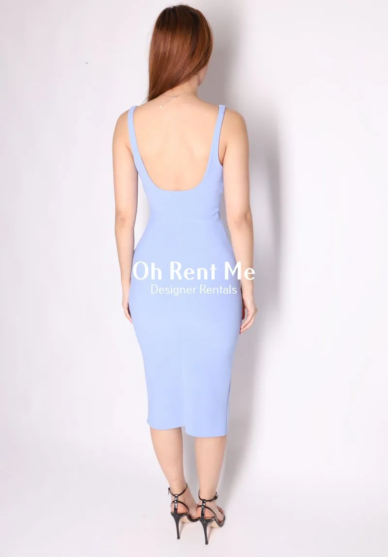 Karina Tuck Midi Dress - Cornflower