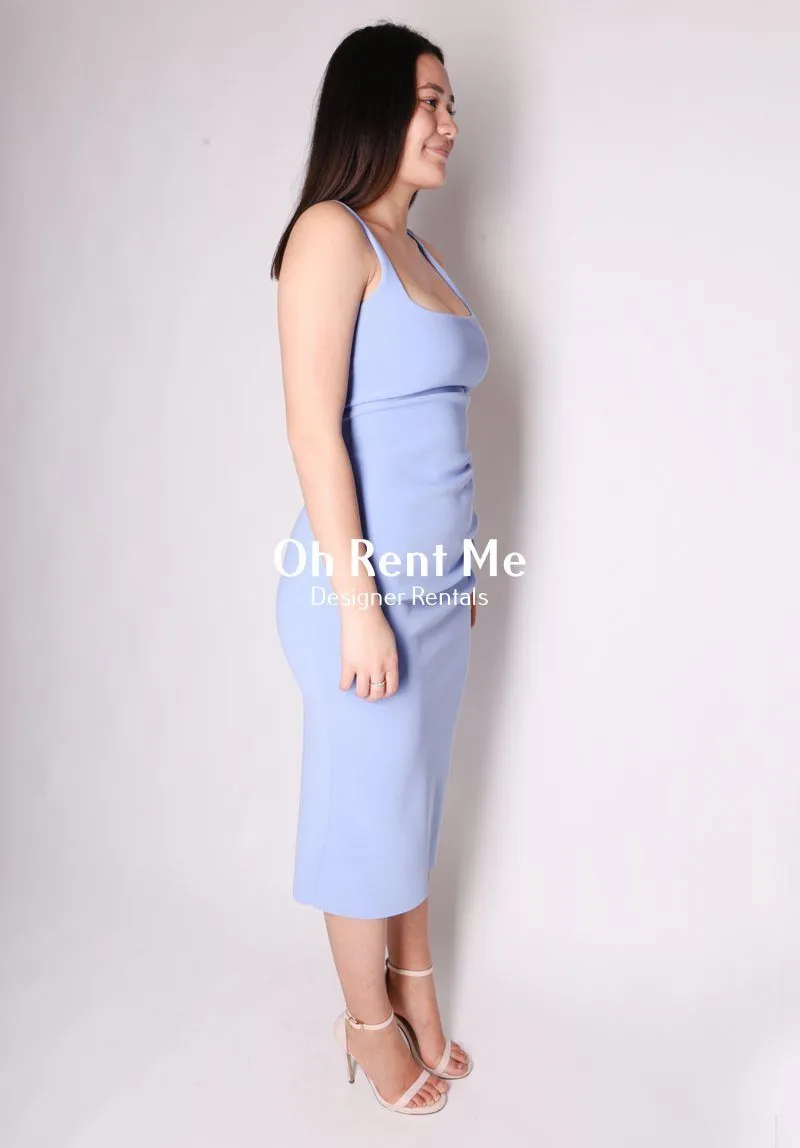 Karina Tuck Midi Dress - Cornflower