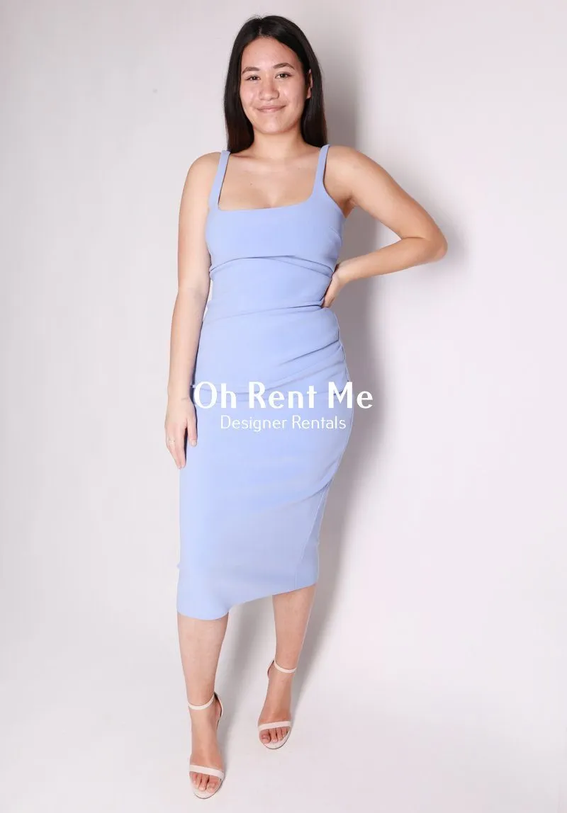 Karina Tuck Midi Dress - Cornflower
