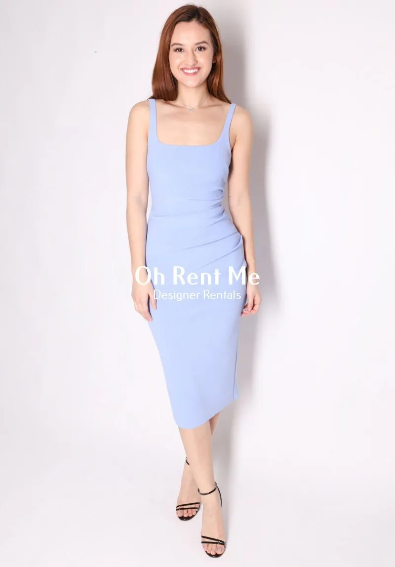 Karina Tuck Midi Dress - Cornflower