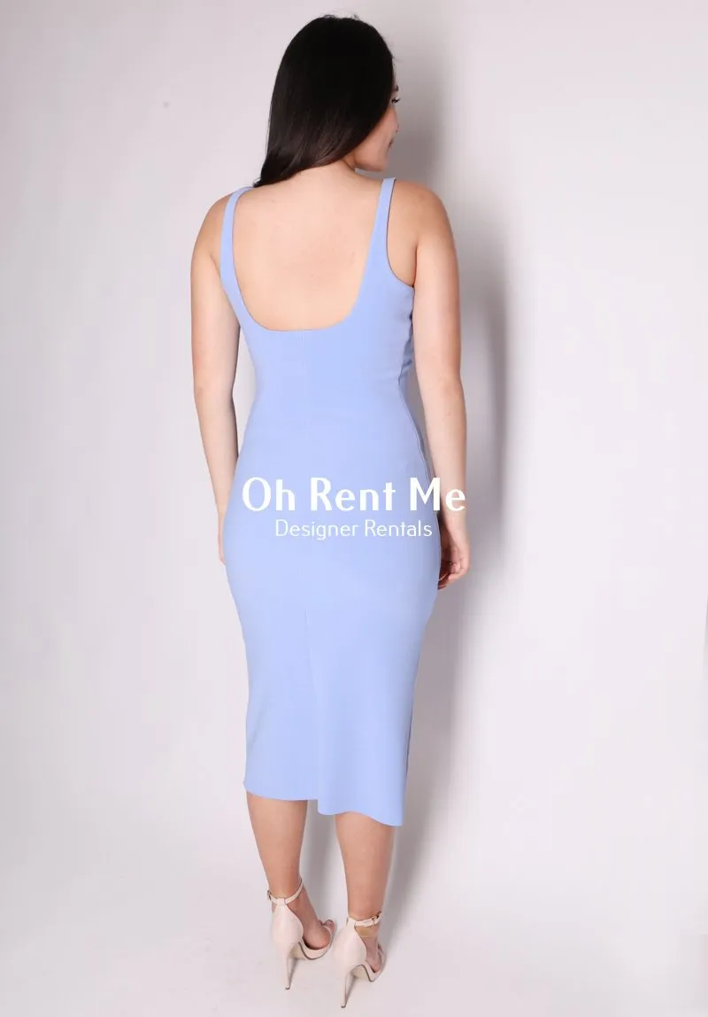 Karina Tuck Midi Dress - Cornflower
