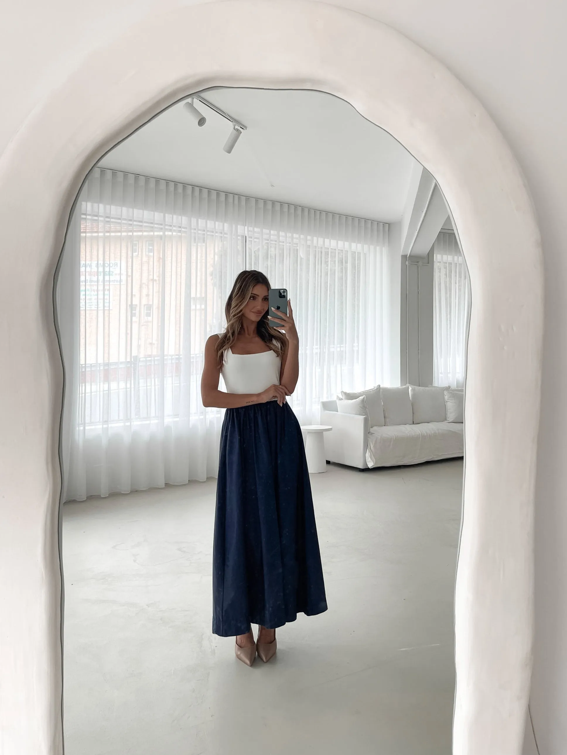 Latoya Dress - Navy