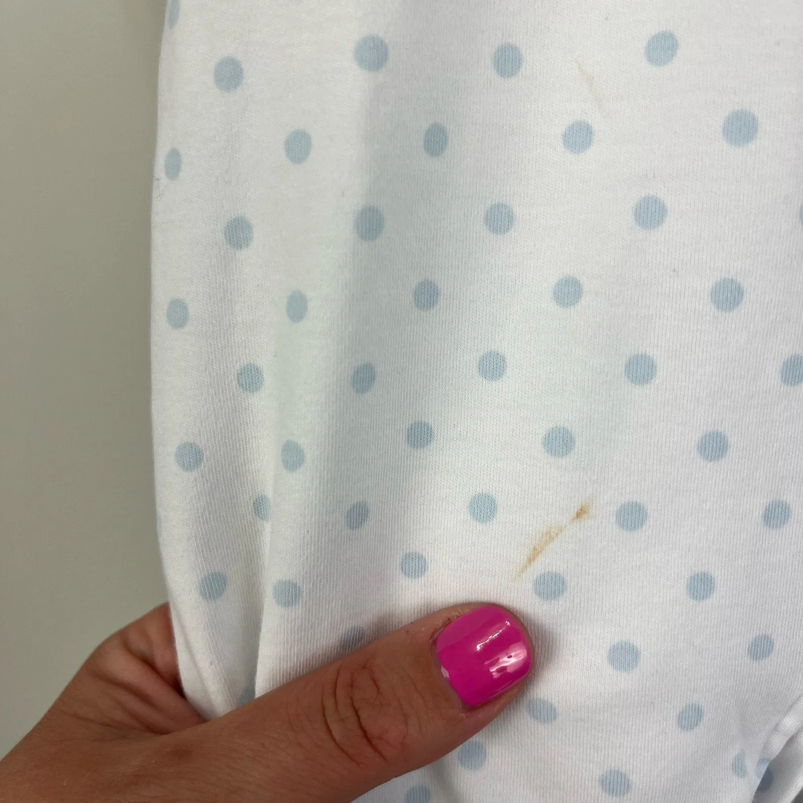 Limited Edition Kissy Kissy Blue Polka Dot Giraffe Converter Sleep Gown Small  Stylish & Comfortable