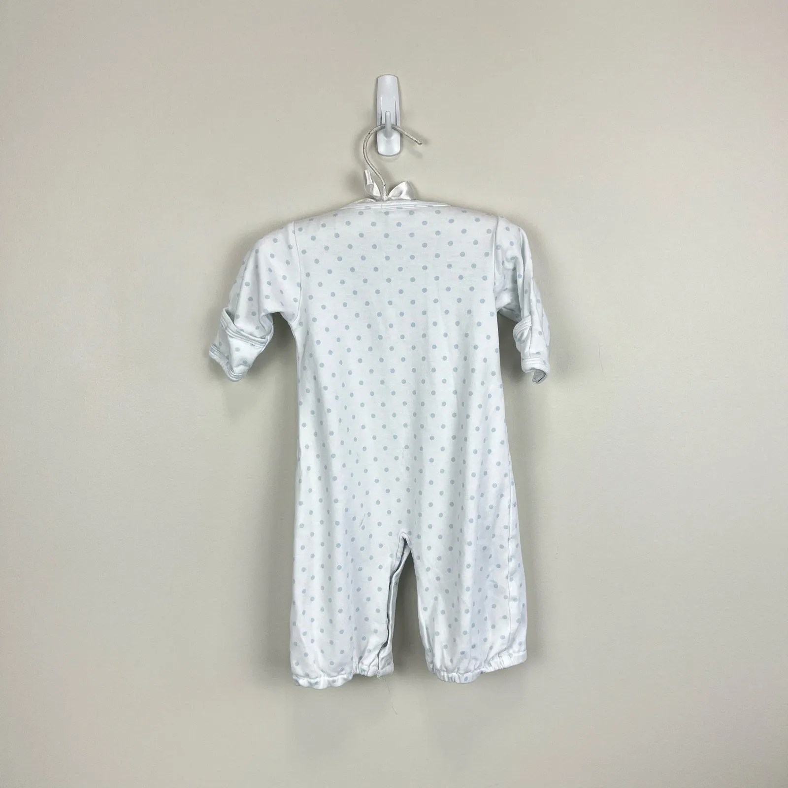 Limited Edition Kissy Kissy Blue Polka Dot Giraffe Converter Sleep Gown Small  Stylish & Comfortable